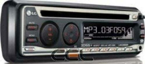 Auto radio CD speler, met afneembaar front