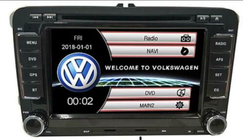 Auto Radio VW golf 5 en 6 , Skoda polo navigatie BT USB DVD