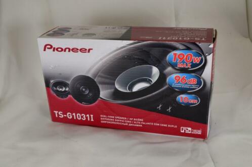auto speakers Pioneer TS-G1031i dual-cone car audio