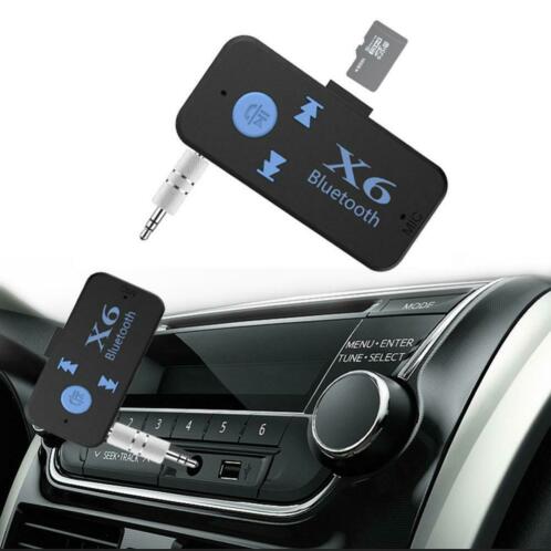 Auto USB Bluetooth Audio Receiver Adapter 3.5mm Jack Aux