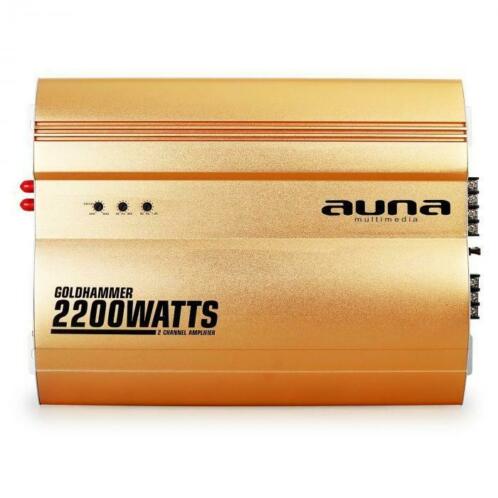 Auto Versterker 2200W Gold Editie 12V