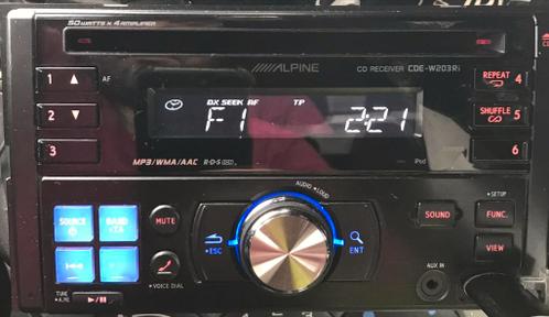 Autoradio AlpineCDE-W203RI Mt bluetooth func.,USB,CD,AUXampUSB