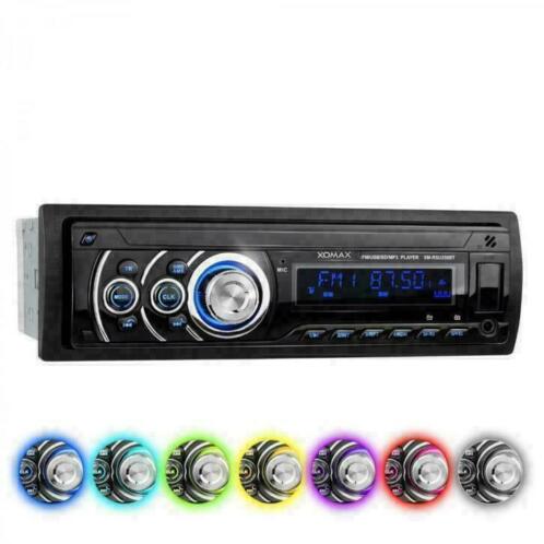 AUTORADIO BLUETOOTH USB SD AUX MP3 4 x 60W 1DIN ZONDER CD