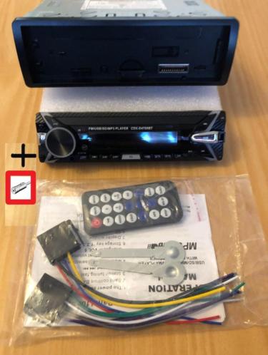 Autoradio Bluetooth USBSDAUXFM  GRATIS VERZENDING NL 