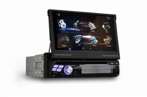 Autoradio DVD speler,7 inch touchscreen klapscherm1