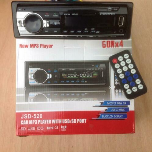 Autoradio met afst bed