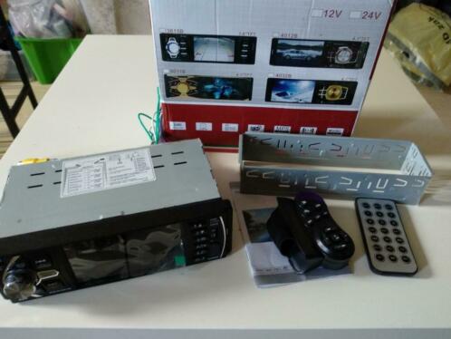 Autoradio MP3 MP4 REAR CAM TFT USB AUX BT CARKIT STUURWIEL