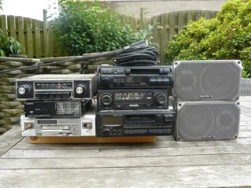 autoradio039s en antenne, garagevondst.