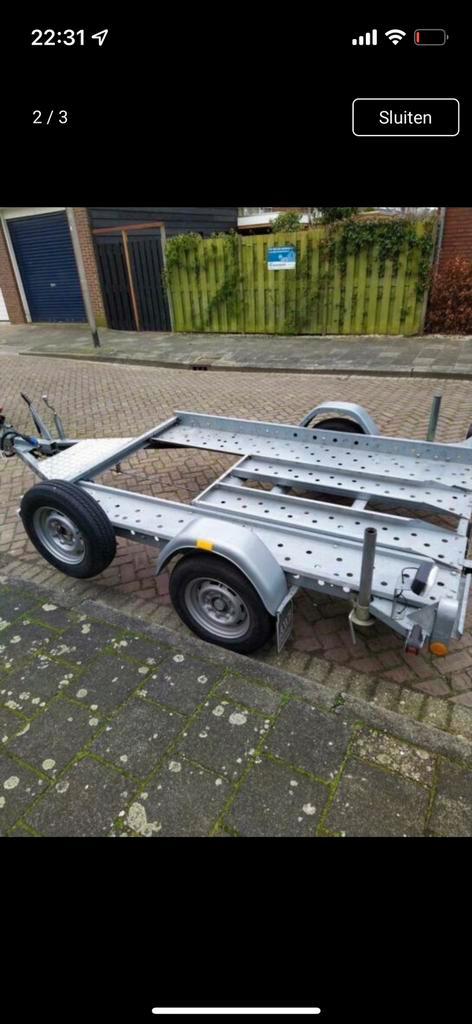 Autotrailer speciaal voor smart