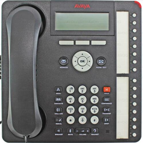 Avaya 1616 VoIP-telefoon Enterprise Deskphone (1616-I BLK)