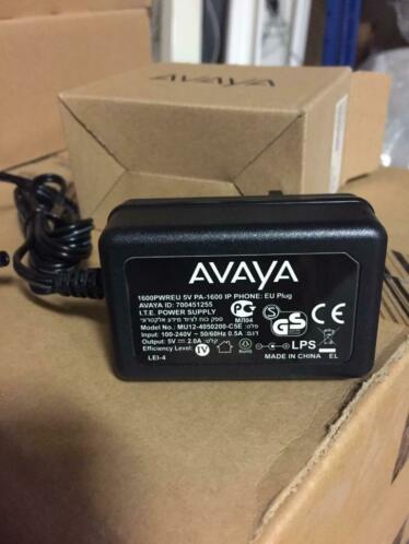 Avaya IP toestellen en power supply unit
