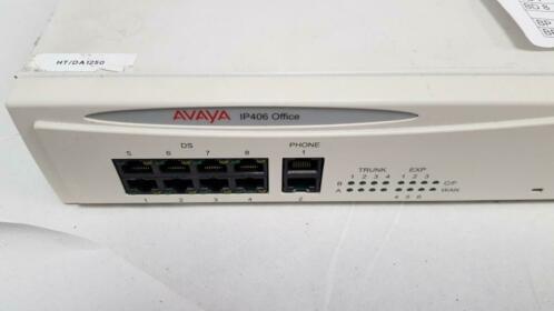 Avaya ip406 office centrale plus 8 toestellen ipo 406
