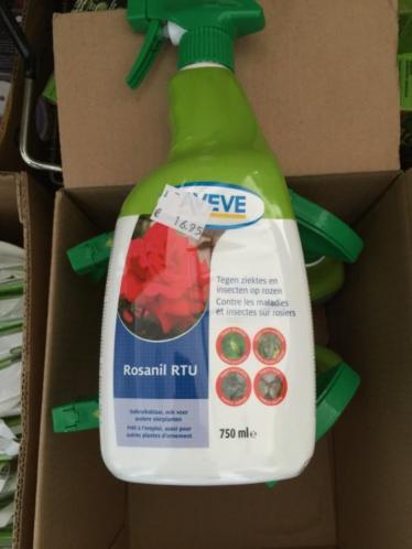 Aveve Rosanil RTU 750ml tegen ziekten en insecten op rozen