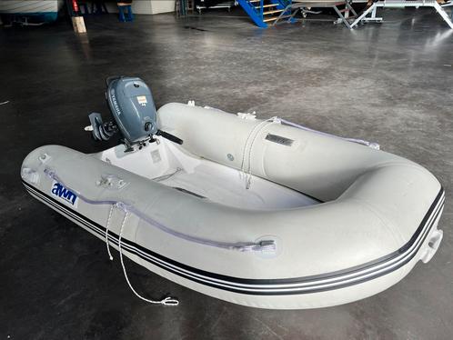 AWN 240 rubberboot 2018 met Nieuwe Yamaha 6 pk.