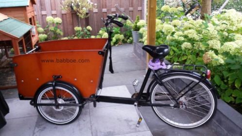 Babboe bakfiets met 5 versnellingen en axa slot