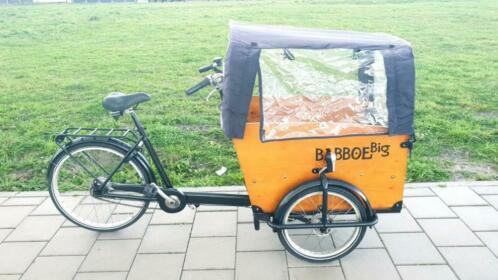 Babboe big bakfiets met 5 versnellingen en een huifje