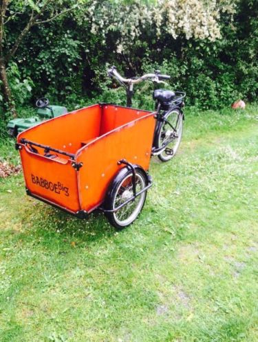 Babboe electrische bakfiets met nieuwe huif