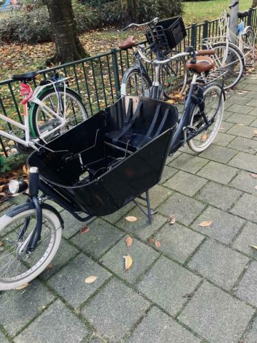 Babbou bakfiets, model city. Met maxicosi drager.