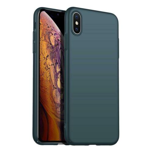 Back Case Cover iPhone X  Xs Hoesje Green Forest