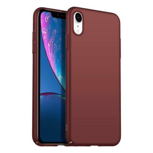 Back Case Cover iPhone Xr Hoesje Burgundy