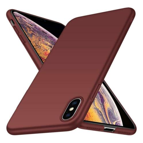 Back Case Cover iPhone Xs Max Hoesje Burgundy