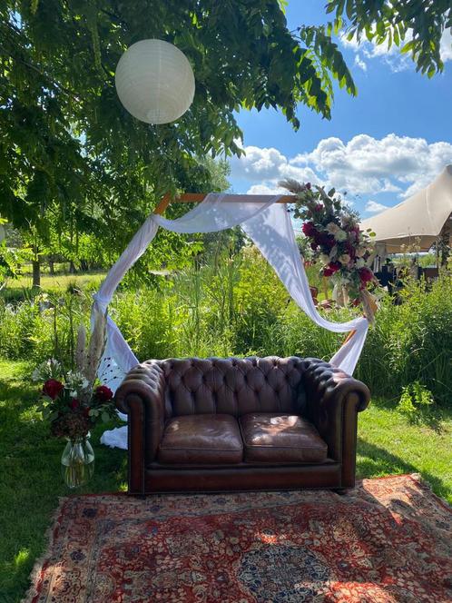 Backdrop, hexagon, prieel bruiloft wedding trouwerij