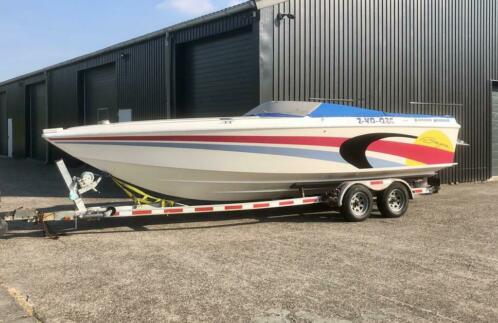 BAJA OUTLAW 24 454 mercruiser, powerboat, powerboot, trailer