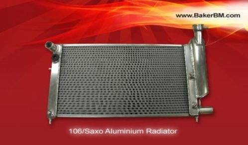 BakerBM Aluminium radiator Peugeot 106