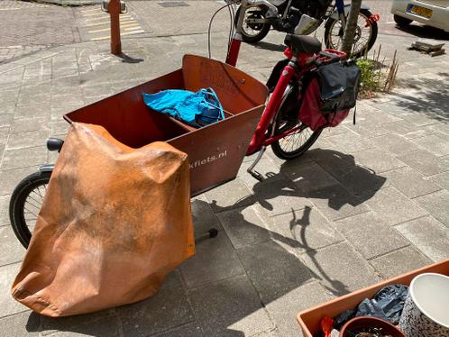 Bakfiets cargo bike short, incl. dekzeil, slot, fietstassen