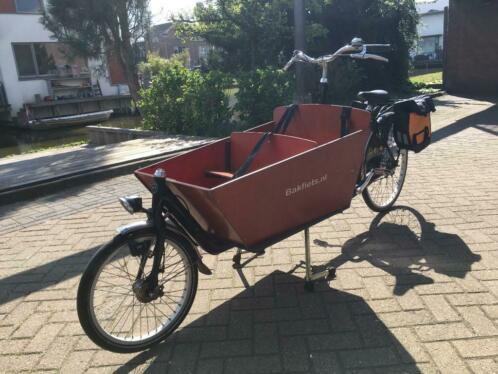 Bakfiets Cargobike Long 7 versn. met extras in nette staat