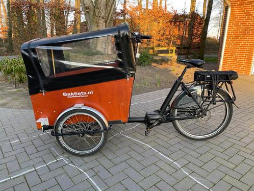 Bakfiets CargoTrike Classic Wide Steps, elektrisch, zwart