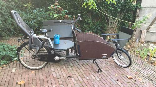 Bakfiets die een kapotte rem heef