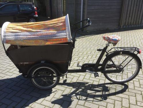 Bakfiets fietsfabriek zomerkap regenkap maxicosihouder