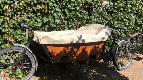 Bakfiets met breuk in frame