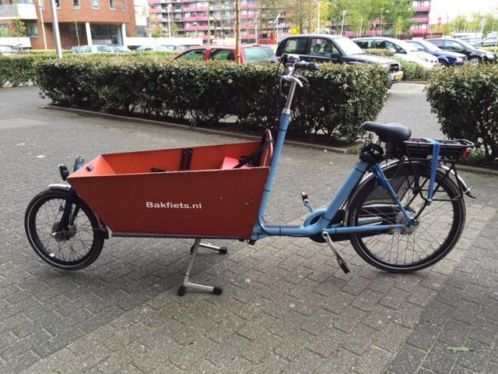 Bakfiets met electrische trapondersteuning