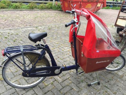 Bakfiets met huif merk bakfiets nl short 7 versn. cargobike