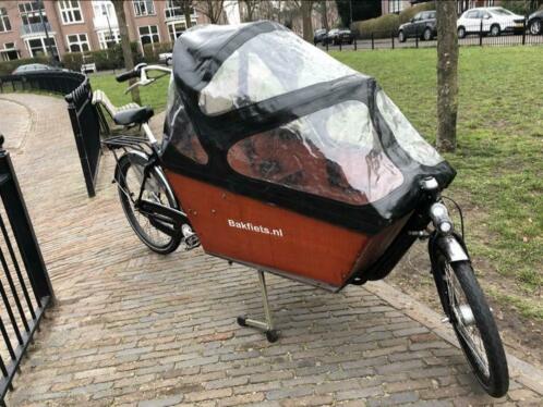 Bakfiets nl Cargo Long 8 speed met Cabrio huif