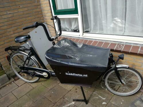 Bakfiets NL kort-Huif-5 speed-Ideaal voor de hond of 2 kids