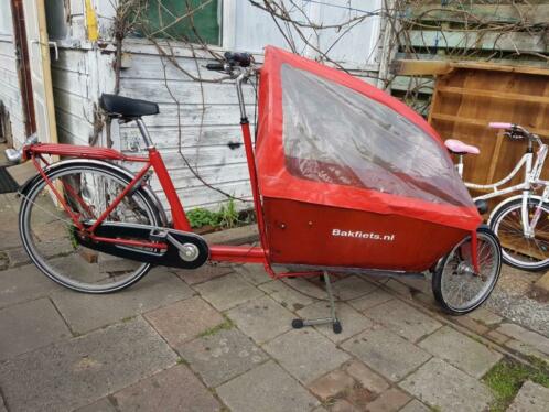 Bakfiets-NL lang met Huif 4 speed - 2kids maxicosi of 4kids