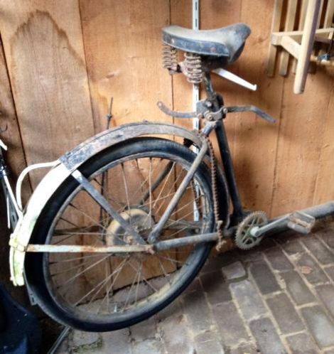 Bakfiets oldtimer opknapper met originele onderdelen  150,0
