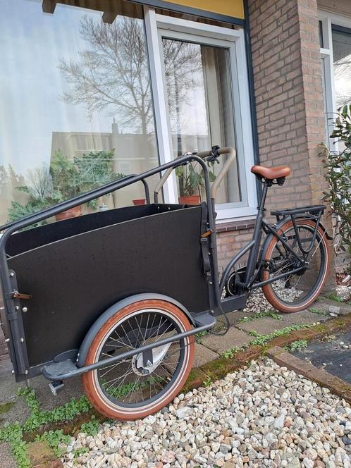 Bakfiets terra, zwart