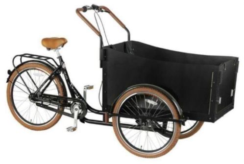 Bakfiets - Troy nexus 7-speed matzwart