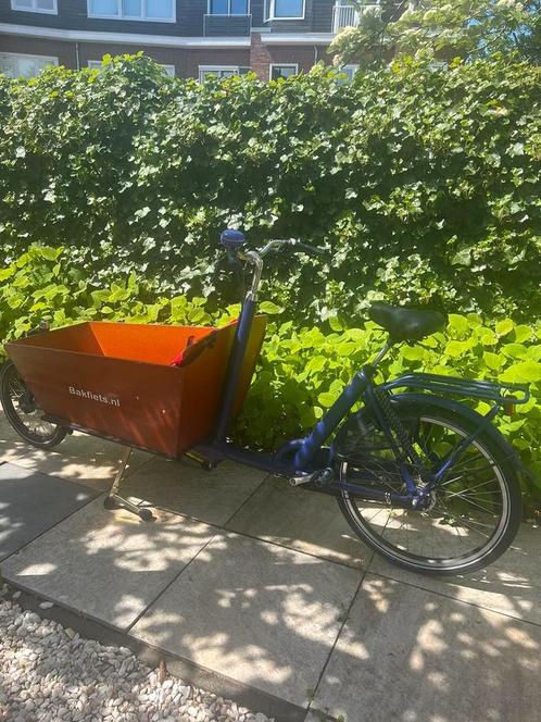 Bakfiets van bakfietsnl, gekocht bij zwarte fietsenplan