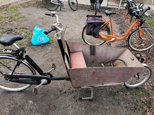 Bakfiets vd fietsfabriek, fietst goed, Bieden  OK