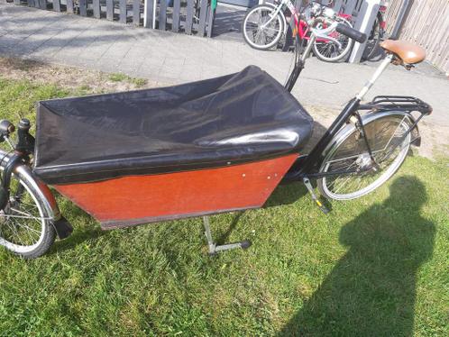 Bakfietsfiets incl regenhuifje en dekzeil