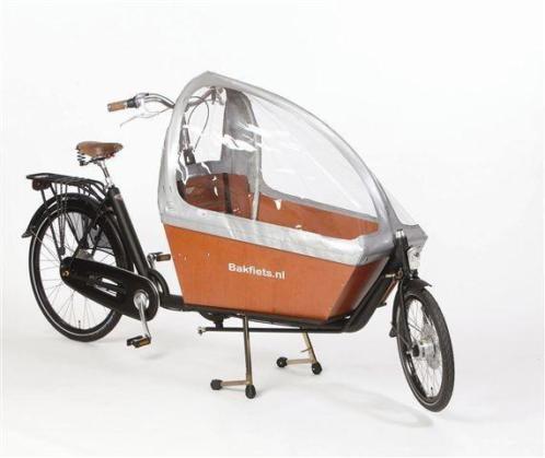 Bakfiets.nl Tent Gargobike long Zilver