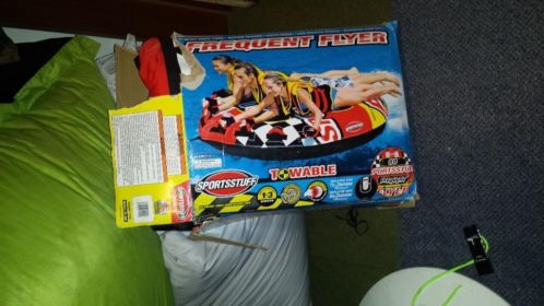 Band voor achter de boot 180cm 3 persoons funband Sportstuff