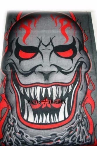Bandana - Grey Skull Facemask Doodskop  Parts4Airsoft 10