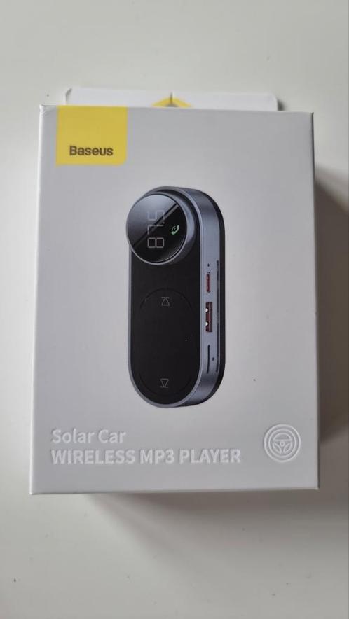 Baseus Solar FM transmitter Fast USB charger MP3 player