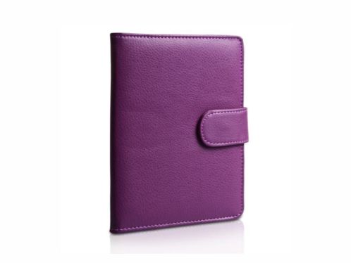 Basic Paarse Leren Beschermhoes Sony PRS 600 (Cover  Cas...